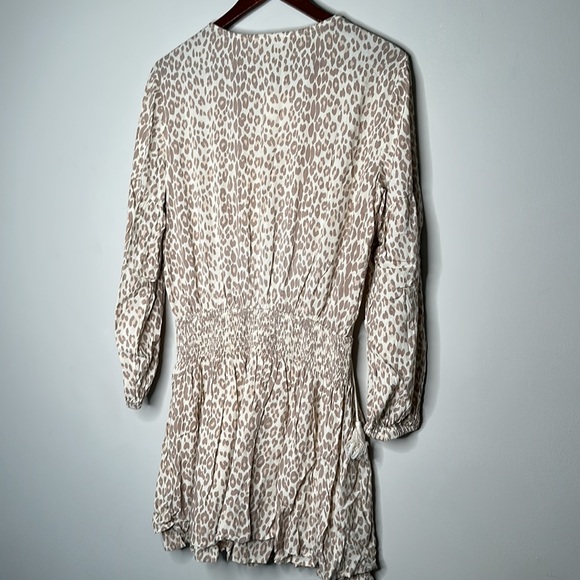 NWT Girl in the Sun Lush Life Leopard Print Mini Dress women size Medium - Picture 11 of 11